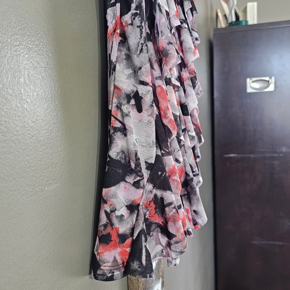 Relativity Multi Color Ruffle Sleeveless Top Size Small - Picture 10 of 15